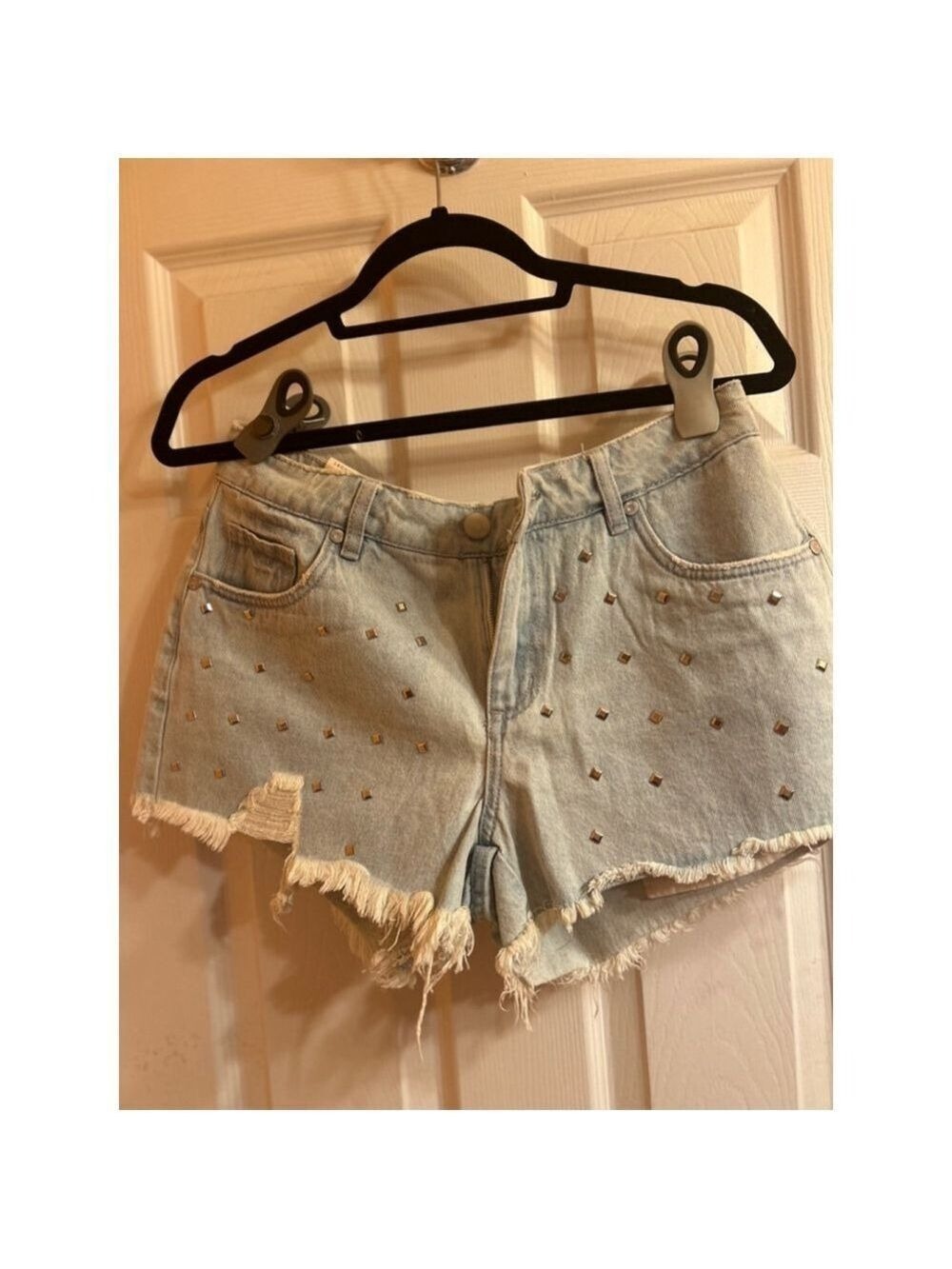 Women's Cotton On Denim Shorts, Size 8, Light Blue